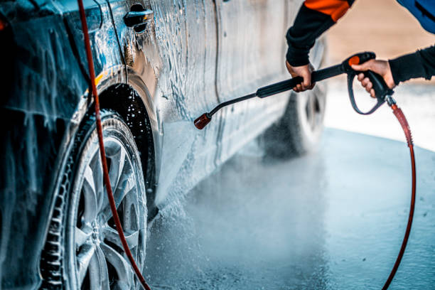 istock The washing process on a self service car wash 1310978793