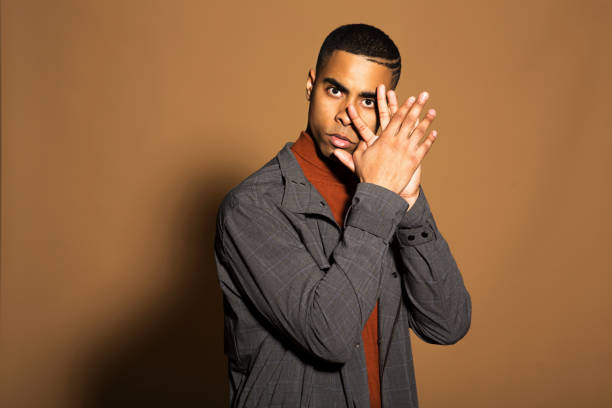 istock Portrait of a young handsome male in studio 1310994845