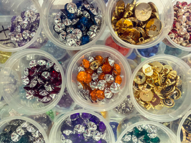 istock collection of multicolor color with silver buttons 1310996615