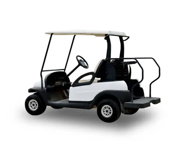 Golfcart isolated on white background