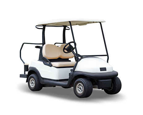 Golfcart  isolated on white background