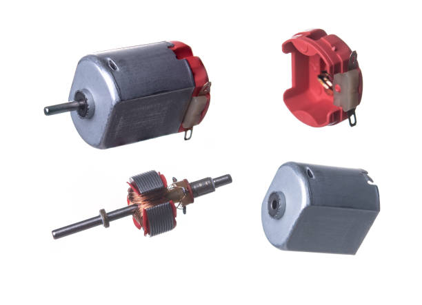 istock Miniature DC motor,Electrical armature assembly isolated on white background 1310999208