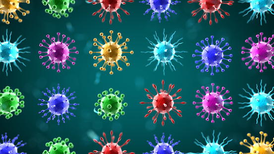 Variantes de la cepa del coronavirus diferenta mutación photo