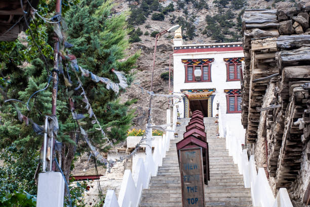 istock Marfa Buddhist Monastery in Himalaya mountains, Nepal 1311002022