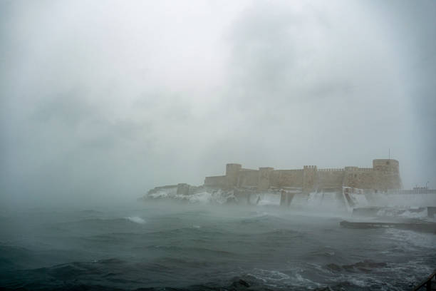 istock Bozcaada Castle by the sea, winter 1311008847