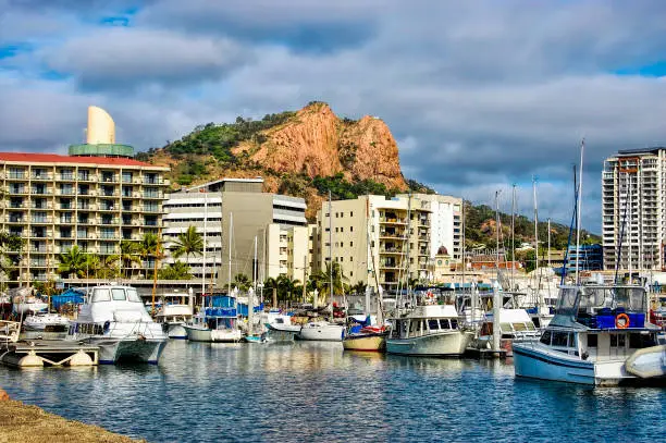 Waterfront marina at Townsville in Queensland