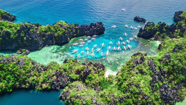 istock Philippines El Nido Palawan Small Lagoon Miniloc Island Panorama 1311022104