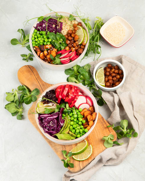 istock Tasty colorful vegan bowl 1311022179