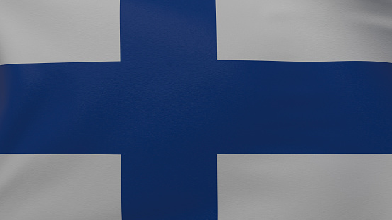 Finland flag background. National flag of Finland texture