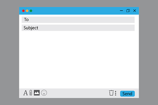 Vetores de Interface De Email Janela Do Navegador Da Web Modelo De ...