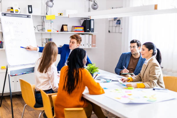 istock Business team working in a start-up office 1311038962