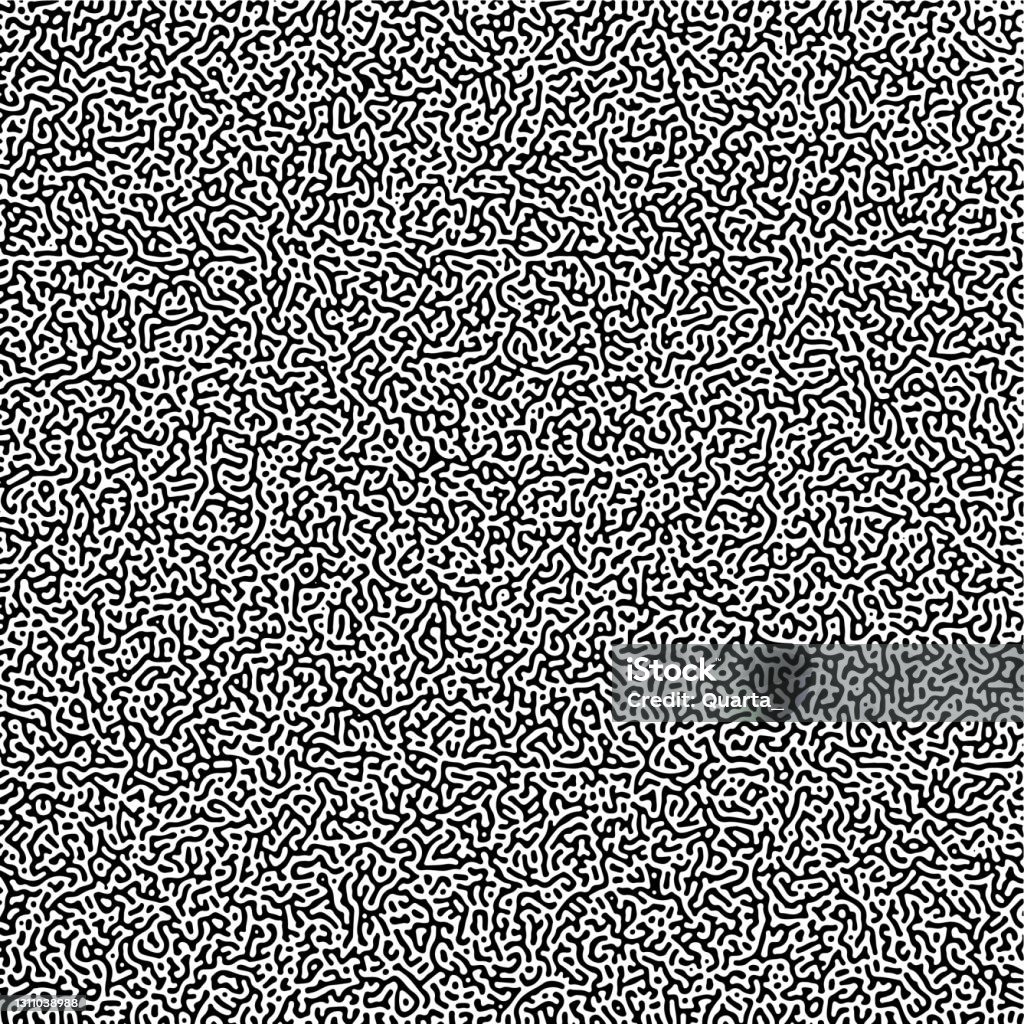 Multiscale Turing Pattern Cyclic Symmetric Multiscale Turing Pattern Monochrome Texture Stock ...