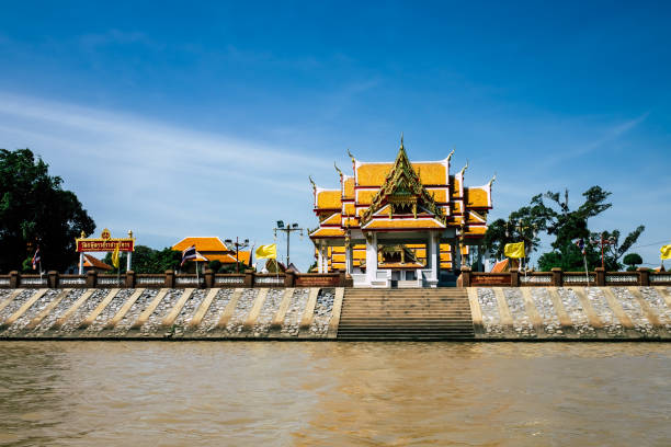istock The temple stands magnificently on the river. 1311039010