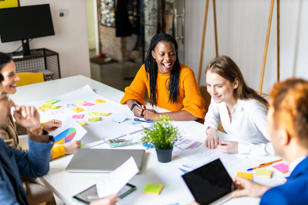 istock Business team working in a start-up office 1311042511
