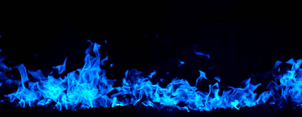 istock An image of a blue flame burning vigorously 1311045967