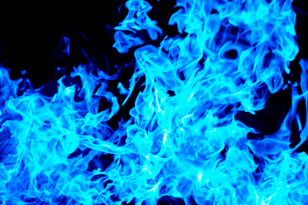 istock An image of a blue flame burning vigorously 1311045986