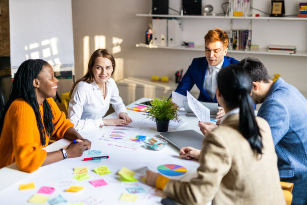 istock Business team working in a start-up office 1311049372
