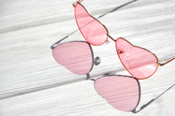 istock rendy sunlight summer concept made with heart sunglasses 1311054948