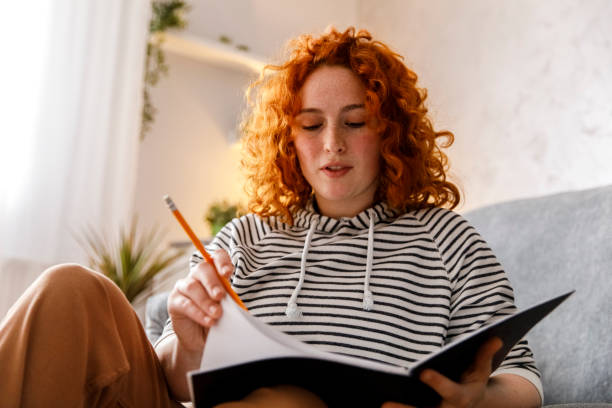 istock Going over the lessons and studying for the exam 1311058034