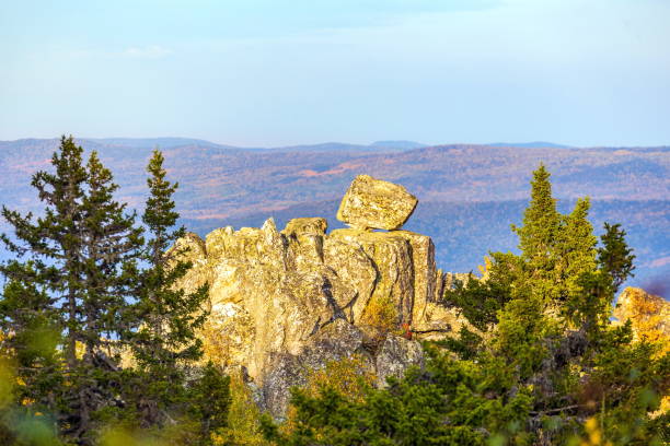 istock Rocks on the Crimson mountain 1311059452