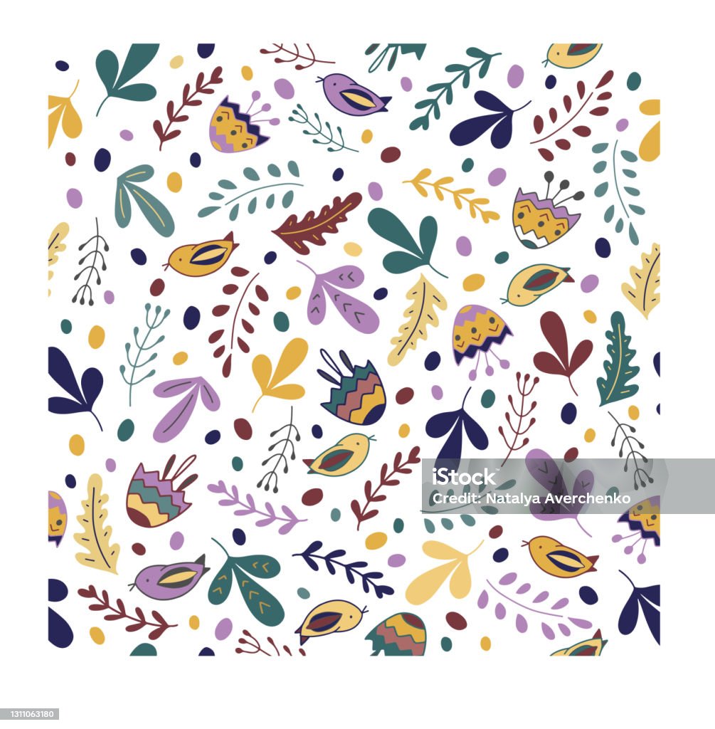 Spring Summer Seamless Pattern Stock Illustration - Download Image Now ...