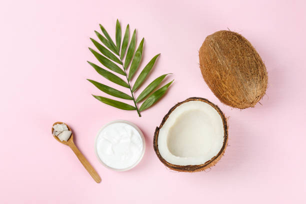 istock Top view shot of coconut based products. 1311067987