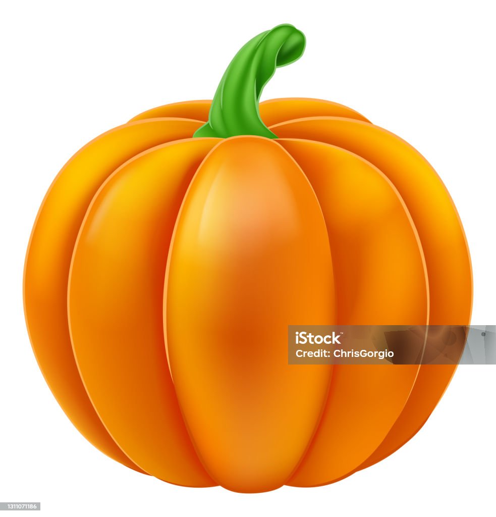 Pumpkin Halloween Cartoon Stock Illustration - Download Image Now - Pumpkin,  Vector, Three Dimensional - iStock
