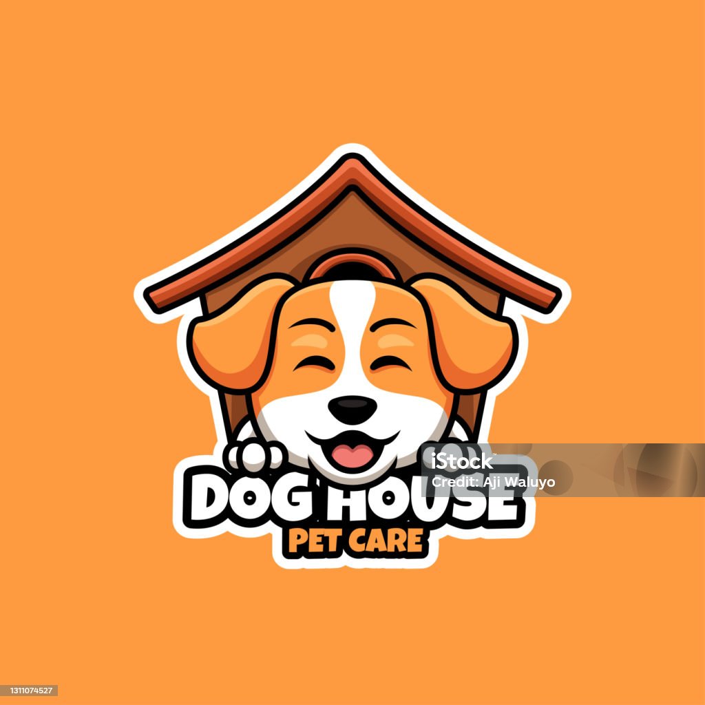 Dog House Pet Care And Animal Logo Design Stock Illustration - Download  Image Now - Logo, Pet Shop, Cartoon - iStock