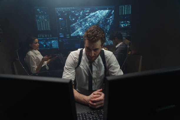istock An officer from the FBI searches the database for information 1311074956