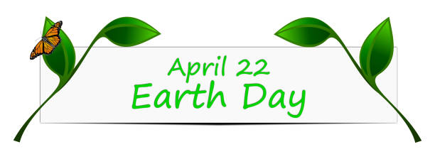 Earth Day Banner - 22 April – illustration