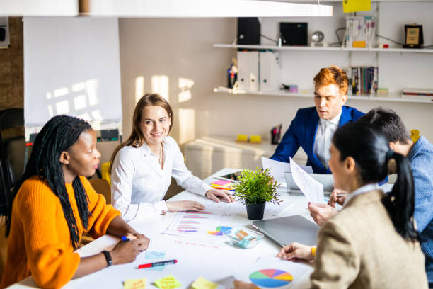 istock Business team working in a start-up office 1311085154