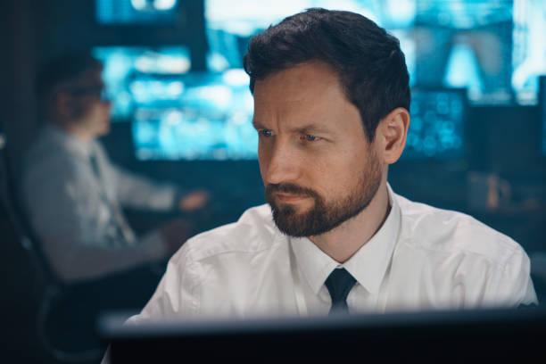istock A support employee at their workplace. He carefully looks through emails, messages 1311088367