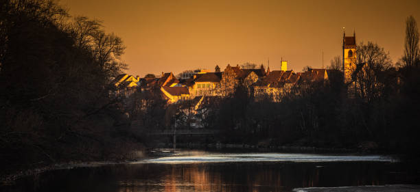 Lovely evening view of Argau