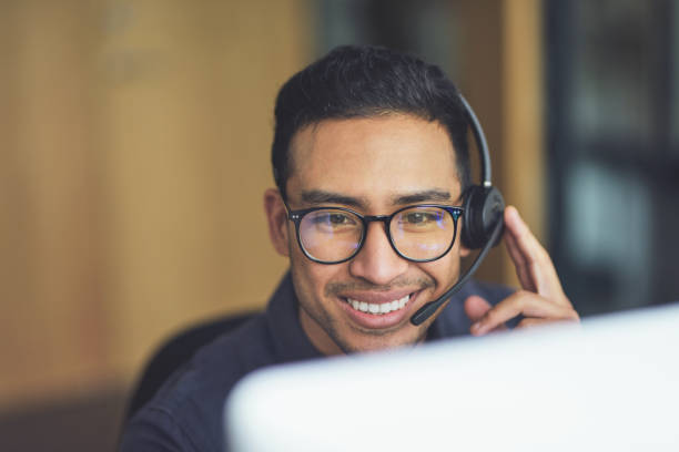 istock Having these headsets has made my work so much easier 1311092362