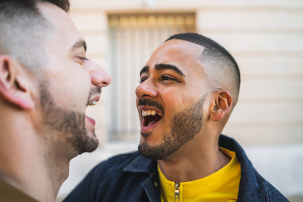 istock Gay couple spending time together. 1311097110