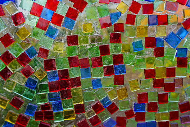 istock Mosaic with colored glass stones 1311097167