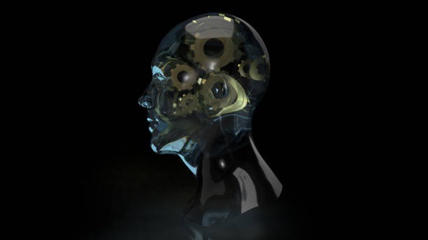 istock The human head crystal and gold gear inside for symbol idea content 3d rendering 1311105158
