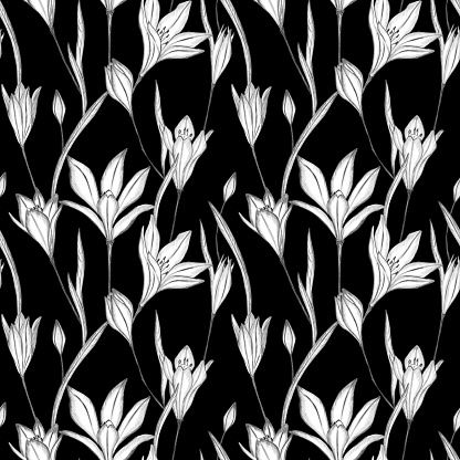Natural plants in bloom. Inspirational design for womenswear, textiles.