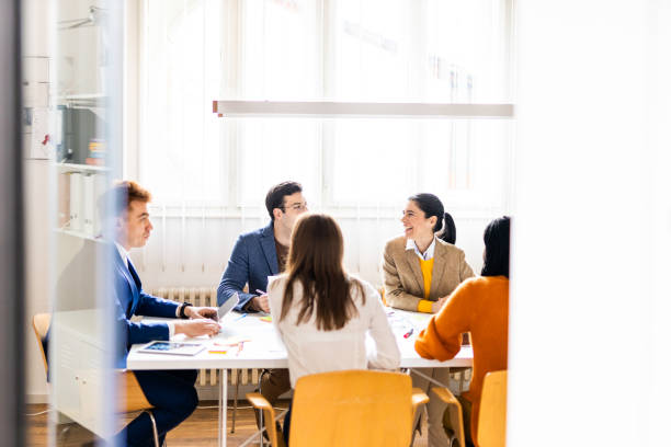 istock Business team working in a start-up office 1311110751