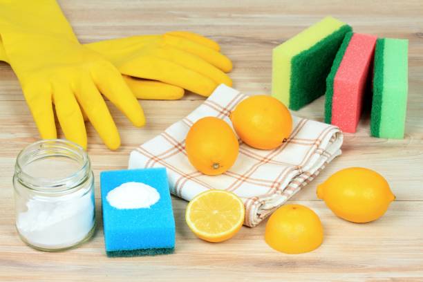 istock Eco friendly natural cleaners. Home cleaning concept 1311111109