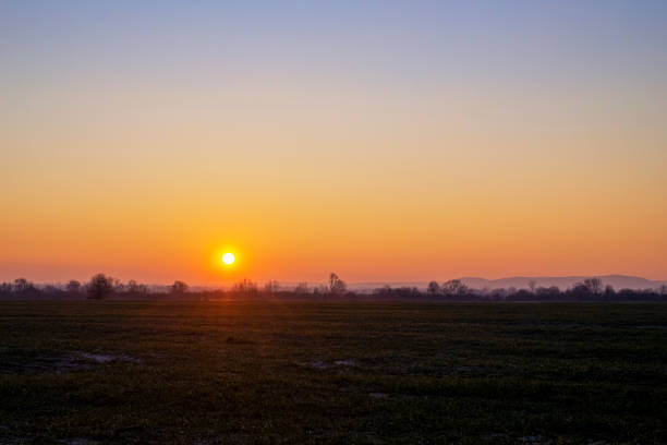 istock Sunset is a simple landscape and place for text cope space 1311112886