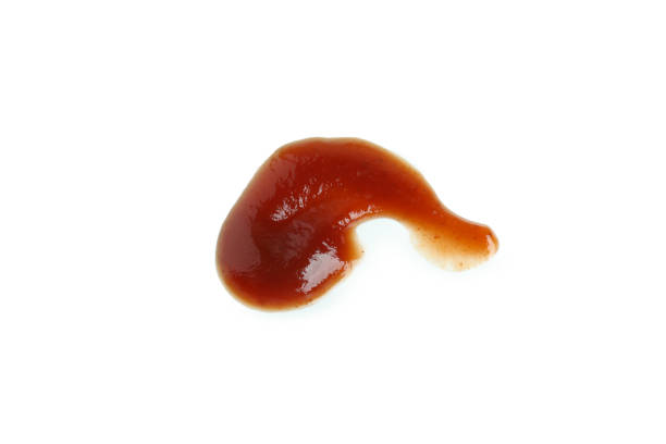 istock Barbecue sauce spot isolated on white background 1311121191