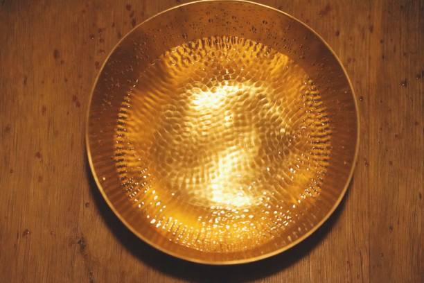 istock Singing bowl filled with water 1311124486