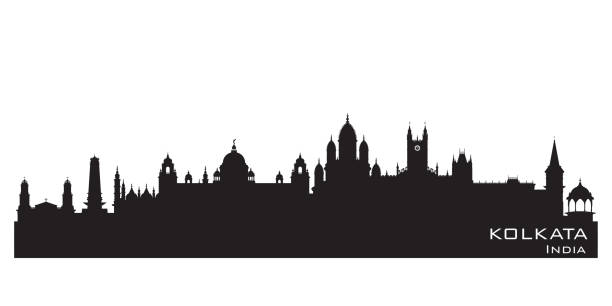 istock Kolkata India city skyline silhouette 1311126712