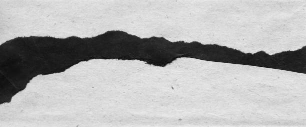 istock Abstract landscape, black and white minimalist art illustration. 1311127151