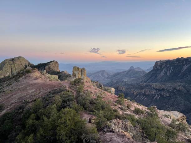 Colorful Big Bend View Towards Mexico