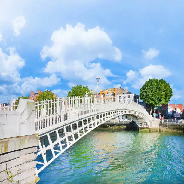 Photo of The most famous bridge in Dublin called 