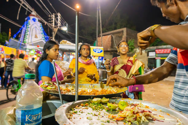 250+ Street Food Indian Culture Eating Stock Photos, Pictures & Royalty