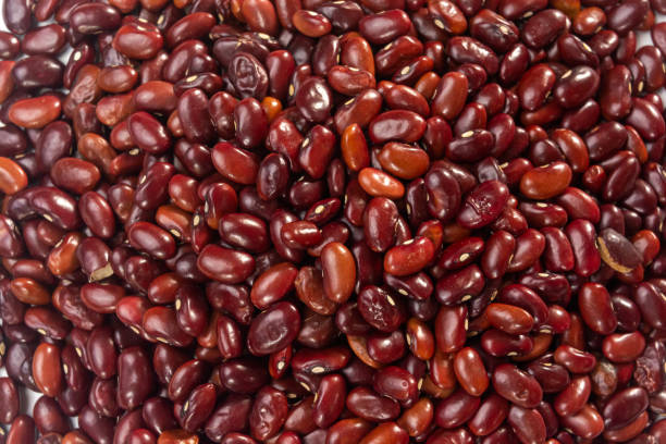 istock Fresh organic red kidney bean texture background. 1311141270