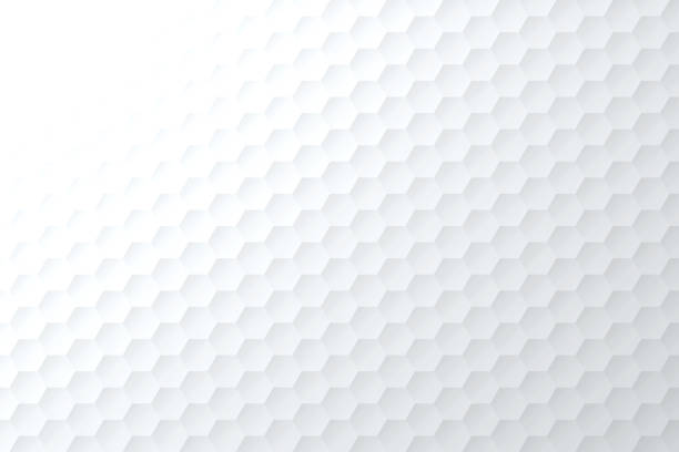 Abstract bright white background - Geometric texture Modern and trendy abstract background. Geometric texture with seamless patterns for your design (colors used: white, gray). Vector Illustration (EPS10, well layered and grouped), wide format (3:2). Easy to edit, manipulate, resize or colorize. golf ball stock illustrations